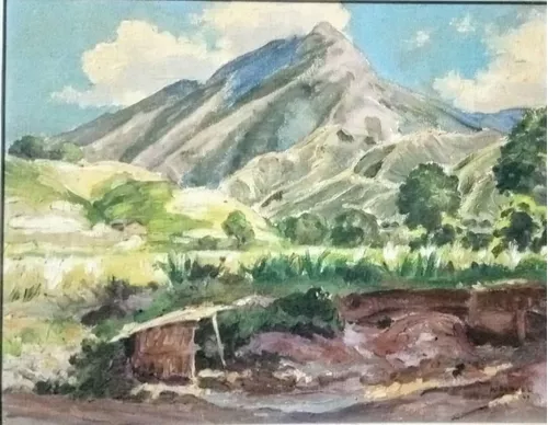 Cerro el Ávila Cuadro decorativo en tela canvas enmarcado