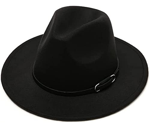 Sombrero Fedora Clásico De Lana Para Hombre Y Mujer