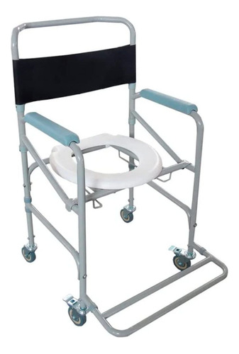 Cadeira De Banho Dobrável Higiênica Até 120kg Dellamed D40