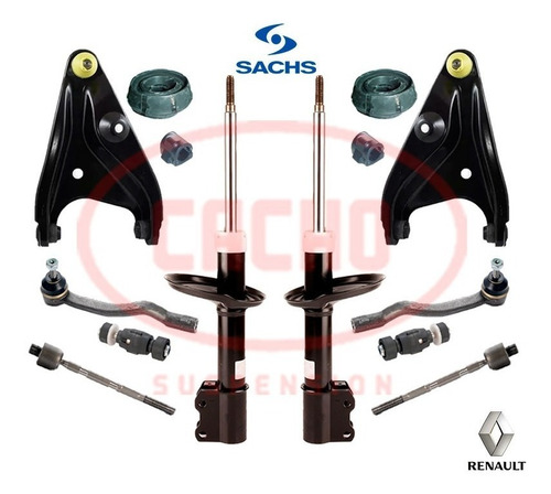 Imagen 1 de 6 de Kit Tren Delantero P/ Renault Sandero Con Amortiguador Sachs
