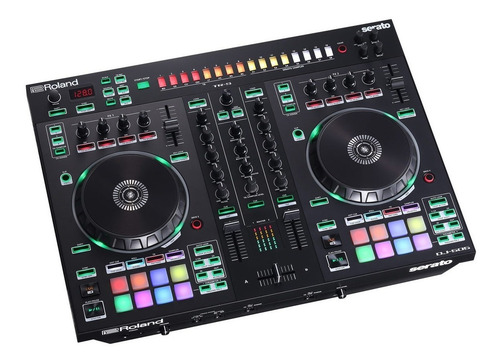 Imagen 2 de 2 de Controlador DJ Roland DJ-505 negro de 2 canales