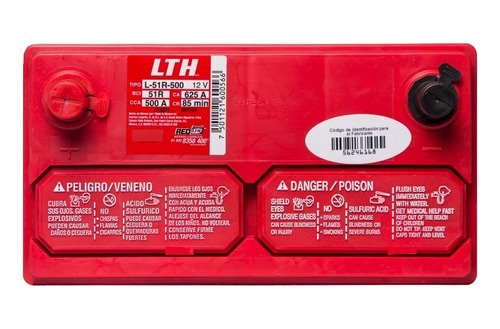 Bateria Lth Honda Accord 2007 - L-51r-500
