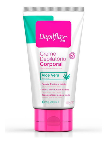Depilflax - 03 Creme Corporal Depilatório 100g