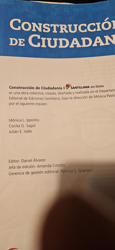 Construcción De La Ciudadanía 1 (Usado)