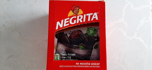 15 Chicha Morada Negrita Suco Milho Roxo Peruano Faz 3litros