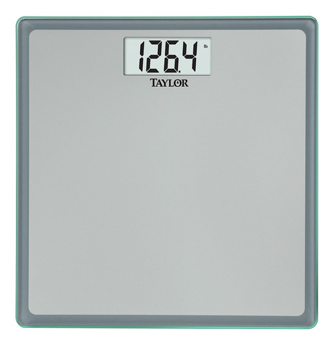 Taylor Precision Products Glass Digital Bath Scale (grey/blu