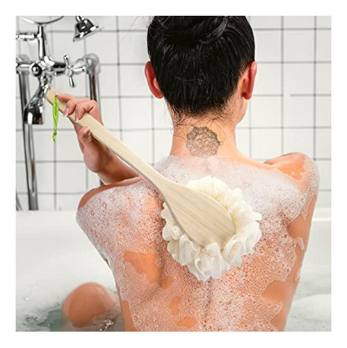 Ecotools Ecopouf Bath Brush, 2 Count (colors May Vary)