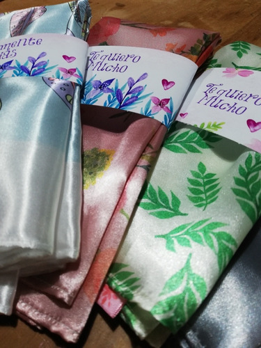 Pañuelos Estampados A Mano X 10
