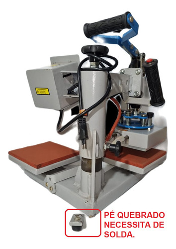 Prensa Sublimadora E Transfer Manual Maquinatec 15x15 - 220v