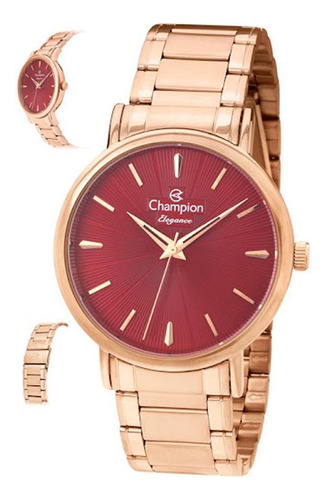 Relógio Champion Feminino Rosê Cn24477
