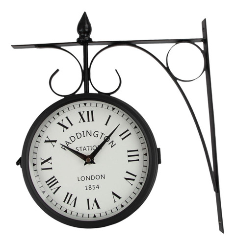 Reloj De Pared De Doble Cara, Reloj Decorativo De , Reloj