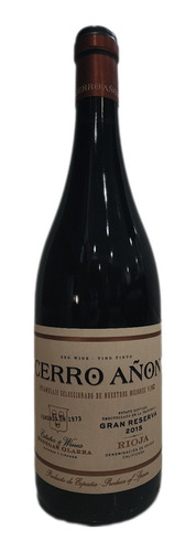 Vino Tinto Español Cerro Añon Gran Reserva