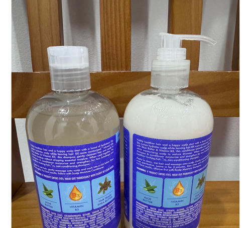 Kit Shea Moisture Aloe Butter Shampoo E Condicionador 384 Ml