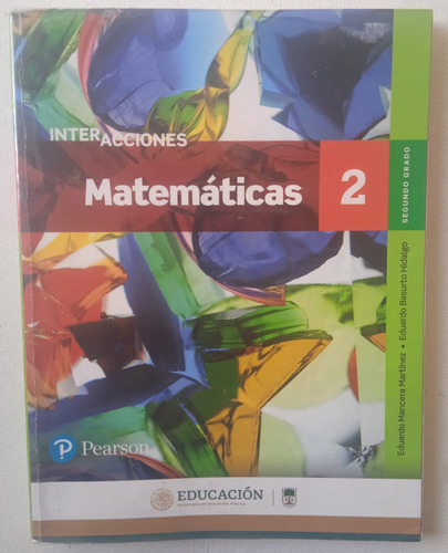 Matemáticas 2 - Eduardo Mancera Martínez. Detalle.