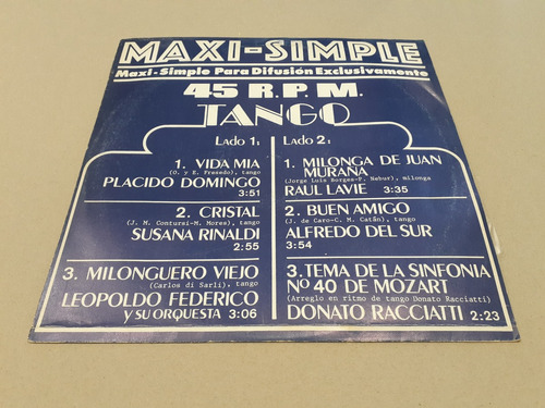 Maxi-simple Difusión Exclusivamente - Lp 1981 Nacional Mint