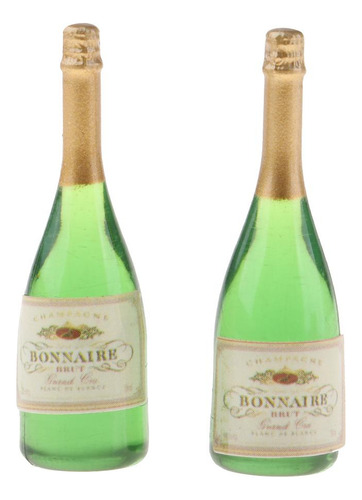 6pcs 112 Dollhouse Miniatura Botellas De Vino Juguete Bar