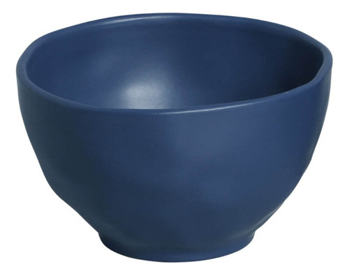 Conjunto Com 6 Bowl Orgânico Stoneware Boreal 558ml Azul Porto Brasil