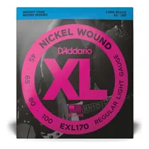 Comprar Cuerdas De Bajo, D'addario Exl170, Regular Light, 4 Cuerdas