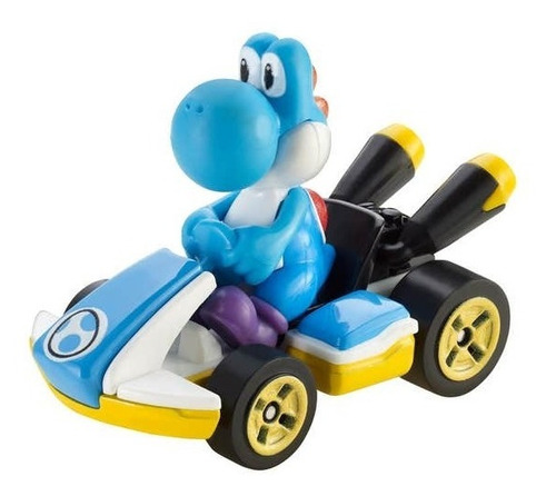 Hot Wheels Mario Kart Nintendo Yoshi Lght Blue * 1:64 Metal