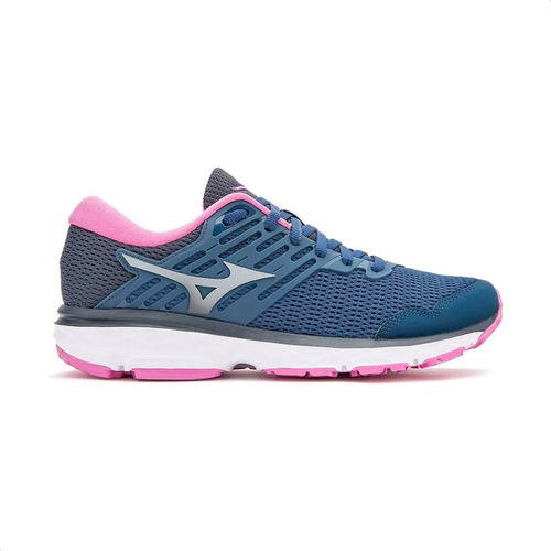 Tênis Mizuno Wave Hawk 3 color azul/cinza - adulto 35 BR