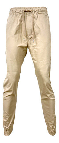 Pantalón Jogger Corte Chino De Gabardina - Junter - Hombre