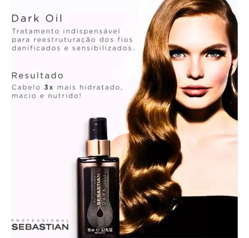 Wella Nutri Enrich Nutrição Reparação Sebastian Dark Oil Kit
