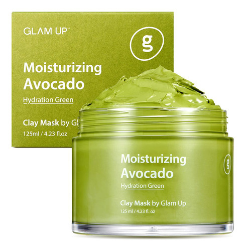 Glam Up - Mascarilla Hidratante De Arcilla De Aguacate Msca