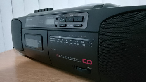 Radiograbadora Sony Impecable ( Panasonic Sanyo Fisher Aiwa) Negro (Usado)
