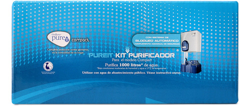 Kit Repuesto Purificador Pure It Compact 1000 Litros