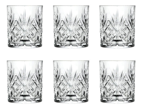 6 Vaso Cristal Barski Fabricado Europa