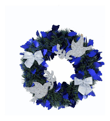 Corona Navidad 20 Cm Decorada #636