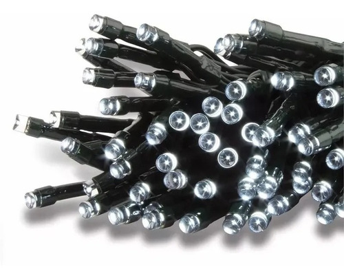 Imagen 1 de 10 de Luces Exterior Decorativa Pila 100 Led 10m Waterproof Frio-*