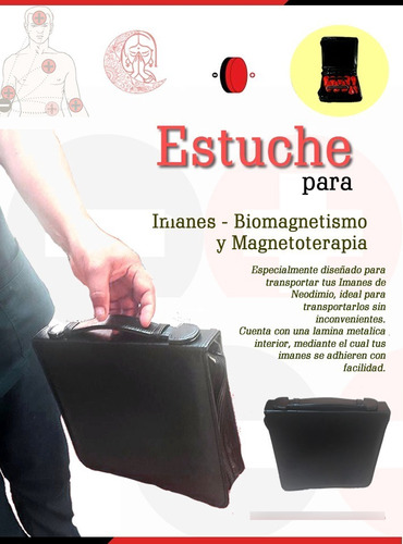 Estuche Para Imanes De Biomagnetismo   Y Magnetoterapia