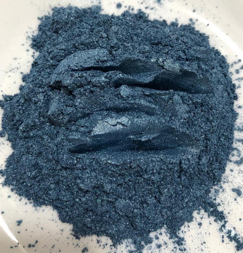 Mica Polvo Arte  Con Resina Azul Cambridge X 20 G