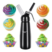 Comprar Sifón Para Crema Batida De Acero Inoxidable 1\u002F2 Litro Negro