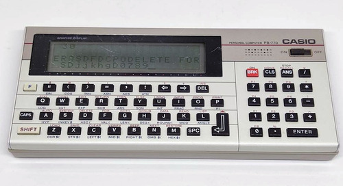 Calculadora Gráfica Casio Pb-770 - 1984 - Funciona - C4y3