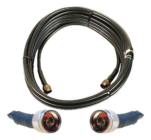 Jumper Coaxial 50ohm Con Cable Wilson-400 Conector N Macho