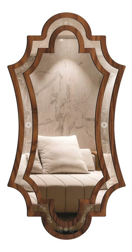 Espelho Decorativo Moldura Corpo Inteiro Verona 36x70 Cor da moldura Marrom