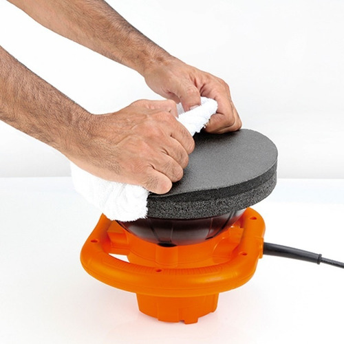 Pulidora Orbital 10puLG 120w+3bonetes Kp12k-b2 Black+decker