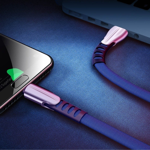 Imagen 4 de 6 de Cable Tipo C Carga Rápida 3 A De 1,7 Mts Para Celu Y Tablet