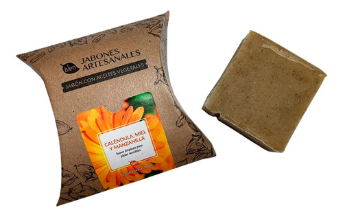Jabón Artesanal De Caléndula, Miel Y Manzanilla Blen