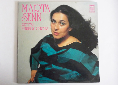 Marta Senn - Recital Kennedy Center - Lp Vinilo Acetato 