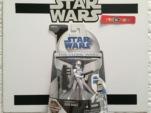 Clone Pilot Odd Ball Clone Wars Cw # 11 3.75 Star Wars (Usado)