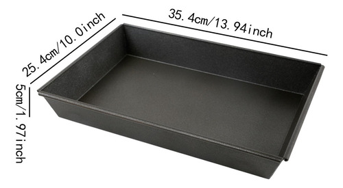 Bandeja De Pizza De Estilo Pizza Deep 35.4cmx25.4cmx5cm