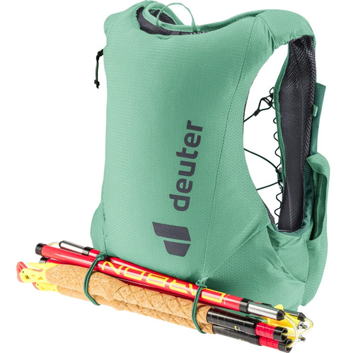 Mochila Para Trilhas Deuter Traick 9 Sl P E/ou M Cor Verde-claro Desenho Do Tecido Lisa