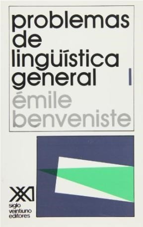 Problemas De Linguistica General I (rustica) - Benveniste E