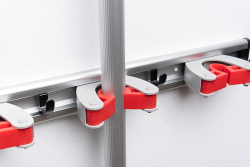 Soporte De Pared Para Escoba De 20 Pulgadas, 4 Soportes Desl
