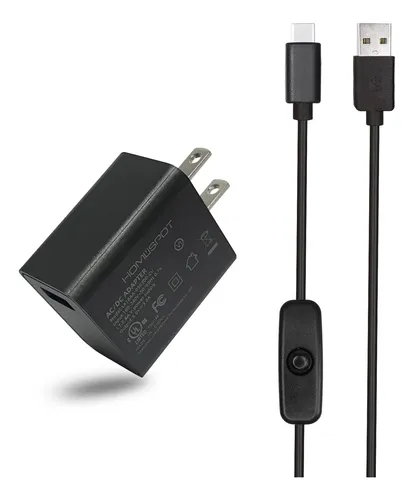 Pack Fuente De Poder 5v3a Con Cable Usb C Para Raspberry Pi
