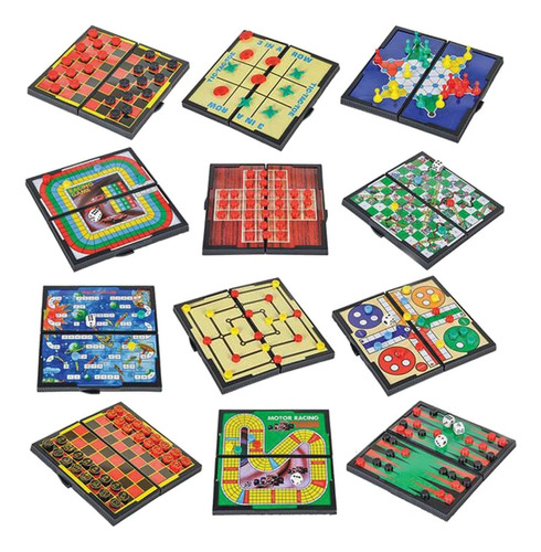 Juego De Tablero De Juego Magnetico Incluye  Juegos R