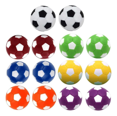 14 Pelota Para Futbolito Accesorios Juegos Balón Colores